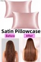 Curly and Straight Hair Satin Pillowcase Clasp Premium Skin Care Beauty Cosmetic Set