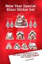 New Year's Special Snowy Houses, Wall Glass Sticker, New Year's Sticker Christmas Ornament - 2