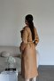 Lined, Belted, Detailed, Maxi-Length, Premium Leather Trench Coat - 5