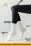 Original Unisex 3 Pairs Premium Sports Sweat-Absorbent Breathable Cotton Tennis College Sports 4 Season Long Socks - 2