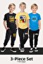 Boy's 3-Piece T-Shirt-Training Suits
