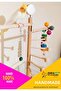 Parrot cage top giant double mirrored bird figured stress ball game track - 5