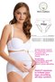 Özkan 23582 3 Pack Women's Black White Nude Color Cotton Lycra Single Jersey Maternity Maternity High Waist B - 5