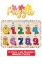 Animals-vehicles-shapes-numbers-fruits-vegetables wooden 6-piece set, educational-instructive puzzle - 2