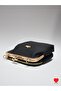Paris Black Women's Crossbody Bag |   Gold Detailed, Elegant, and 3-Compartmentalized ⭐ - 8