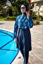 Remsa Front Covered Parachute Fully Covered Hijab Swimsuit R103 Generation - 8