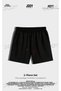 Men's Combed Cotton Shorts Black and Gray Set of Two - 4