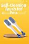 Preminium New Generation Hair Brush Cleans the Scalp from Dead Skin Easily Cleaned - 2