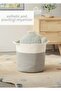 Jute, Wicker, 3-Piece Basket Set, Organizer, Bathroom Basket, Dirty Basket, Organizer, Laundry Basket - 5