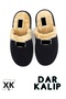 Unisex Soft Soled Fluffy Warm Lined Home Garden Slippers (Narrow Fit)