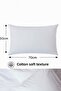 Cotton White Pillowcase Inner Liner, Zippered Pillowcase, 8-Piece Pillow Mattress - 2