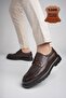 Norman Guaranteed Daily Classic Genuine Leather Casual Comfortable Orthopedic Thick Sole Men's Shoes