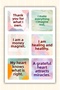 2 Sheets of Affirmation Stickers Set/Manifest/Motivation/Suitable for Bullet Journal - 2