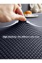 Lycra Stretch Elastic Flexible Washable Square Pattern Three-Person Denim Cover Seat Cover - 4
