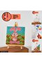 مجموعة الرسم على القماش من Happy Rabbit تتضمن فرشاة الرسم على القماش وفرشاة الطلاء