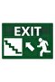 Exit / Exit Isg Warning Sign Pvc A4 21X30 cm