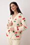 Çok Renkli Kiraz Desenli Wellsoft Örme Pijama Takımı THMAW26PT00181