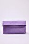 Lila Süet Kadın Mini Boy Clutch El Çantası TAKAW26PY00008 - 3