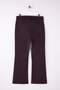 Bordo Yüksek Bel Esnek Kumaş İspanyol Paça Flare Fit Büyük Beden Jeans TBBAW23JE00001 - 5
