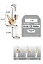 مصباح حائط LED حديث 7716-W – إضاءة حائطية 20 واط مع 3 أوضاع إضاءة – شمعدان حائطي أكريليك أنيق - 2