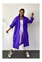 Purple Eva Fabric Water and Windproof Raincoat - 4