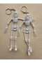 3D Skeleton Movable Keychain |   Gift and Bag Accessory |   Bag Ornament & Rearview Mirror Ornament - 3