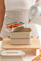 Stainless Steel 3-Tier 4-Compartment Food Thermos Lunch Box Portable Lunch Box Expedition Container - 2