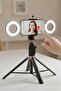 Live-K9 Pro 1700mm Live Broadcast Stand – Adjustable Tripod with Ring Light Mount
