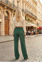 Women's 2 Thread Nevrür Stitched Pocketed Wide Leg Trousers - 6