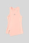 Crochet Slit Detailed O Neck Zero Sleeve Standard Mold Women's Sports Undershirt - 97256