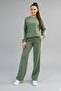 Modal Fabric 4-Stripe Beige Tracksuit Set - 6