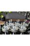Handmade Crystal Seremony - Double Patterned Tea Set for 6 People