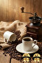 Dream Gold Gilding 4 Piece 2-Person Porcelain Coffee Cup Set Broken White
