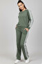 Modal Fabric 4-Stripe Beige Tracksuit Set - 4