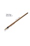 Tahrir Brush Wolf Hair No:2, Porcelain, Ceramic, Gilding, Miniature, Painting, Black Tip-1 Piece - 2
