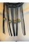 Women's Necklace with Chain and Tassel - 5