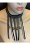 Women's Necklace with Chain and Tassel - 3