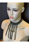 Women's Necklace with Chain and Tassel - 4