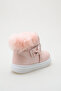 Pink Pıngu Brand Anatomical Faux Fur Faux Leather Boots - 4