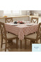 Dekorama Pvc Fiber Lined Easy to Clean Non-Slip Oilcloth Table Cloth - 2
