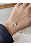 Crescent Stone Detailed Shahmeran Stainless Steel Gold - 6
