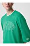 Erkek Yeşil Gap Logo Oversized Sweatshirt - 3