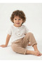 Organic Virgo Patterned Baby Boy Summer Suit 2-3-4-5 Years - 100% Cotton Muslin Fabric