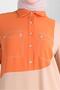 SHIRT COLLAR BUTTON DETAIL TUNIC 43704 - 4