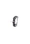 Star Figured Sports Style Ring Snap Biker 316l Steel Earrings (single) - 3