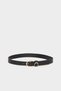 Women's Oval Buckle Faux Leather Jean Belt F3271Axns