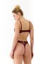 Roma Bordo Dantelli String Külot - 5