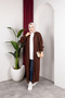 Women's Shawl Collar Oversized Knitwear and Bearded Furry Cardigan - 9