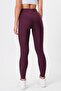 Women's Plum Winter Inner Fleece-Lined High Waist Shaping / Sculpting Leggings - 5