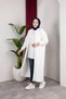 Women's Shawl Collar Oversized Knitwear and Bearded Furry Cardigan - 7